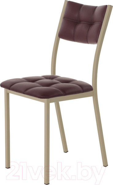 Изображение товара Стул AMC Comfort 3К10.14 (кожзам бордовый/капучино)