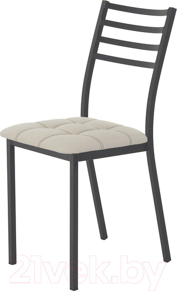 Изображение товара Стул AMC Comfort 4К1.3 (кожзам бежевый/черный)