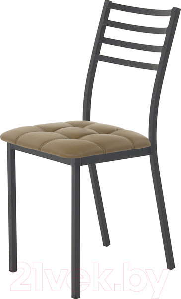 Изображение товара Стул AMC Comfort 4К1.4 (кожзам какао/черный)