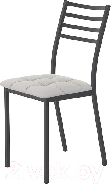 Изображение товара Стул AMC Comfort 4К1.6 (кожзам серый/черный)