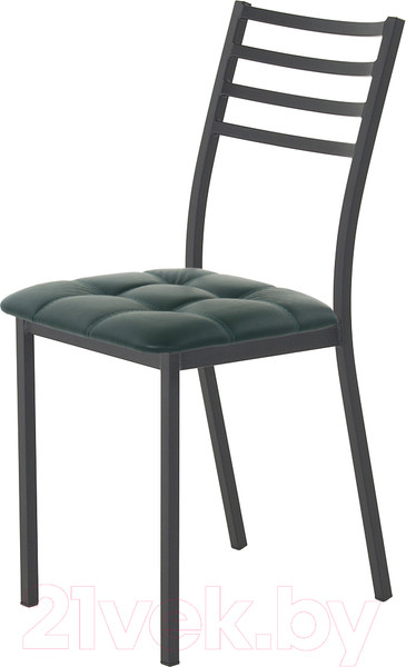 Изображение товара Стул AMC Comfort 4К1.9 (кожзам зеленый/черный)