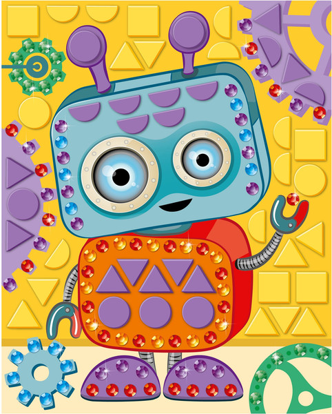 Изображение товара Набор для творчества Десятое королевство Аппликация для малышей Magic Art Робот / 04740