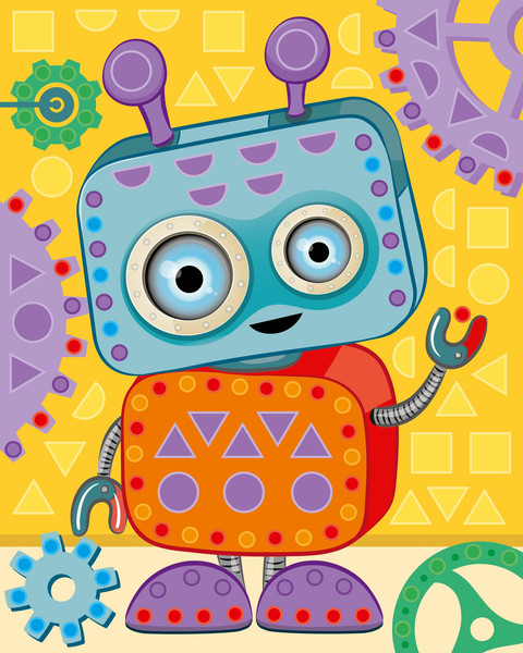 Изображение товара Набор для творчества Десятое королевство Аппликация для малышей Magic Art Робот / 04740