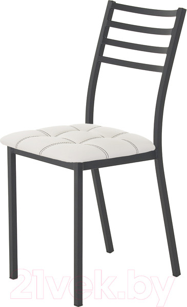 Изображение товара Стул AMC Comfort 4К1.12 (кожзам белый/черный)