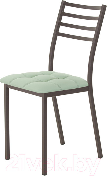 Изображение товара Стул AMC Comfort 4К2.10 (кожзам мятный/коричневый)