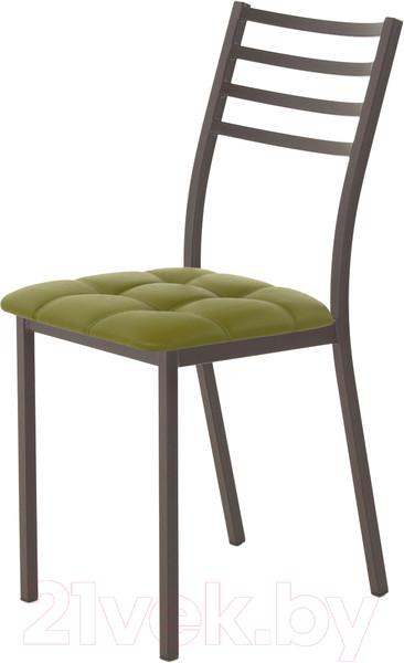 Изображение товара Стул AMC Comfort 4К2.11 (кожзам оливковый/коричневый)