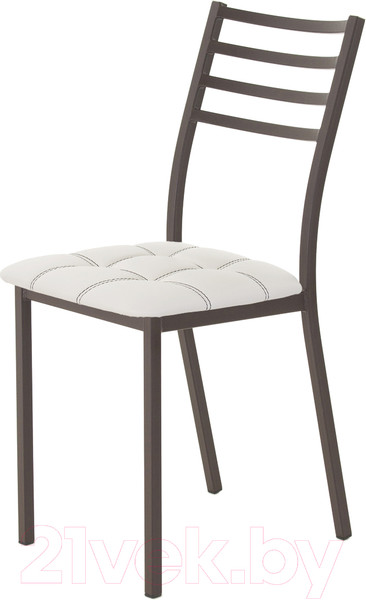 Изображение товара Стул AMC Comfort 4К2.12 (кожзам белый/коричневый)