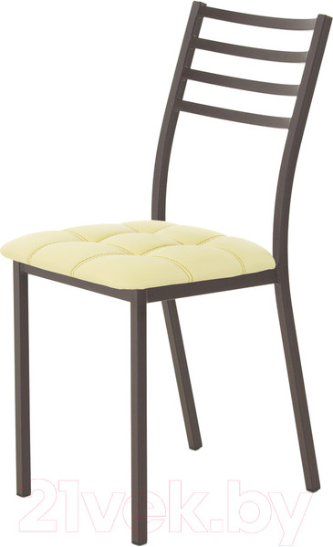 Изображение товара Стул AMC Comfort 4К2.15 (кожзам светло-желтый/коричневый)