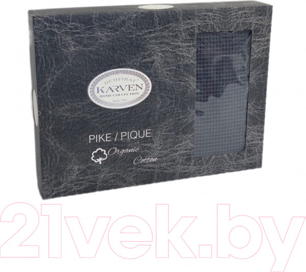 Изображение товара Плед Karven Waffle Pike 200x220 Евро / P 928 (антрацит)