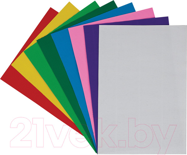 Изображение товара Набор цветной бумаги Мульти-пульти Приключения Енота / ЦБгА4_18875 (8цв)