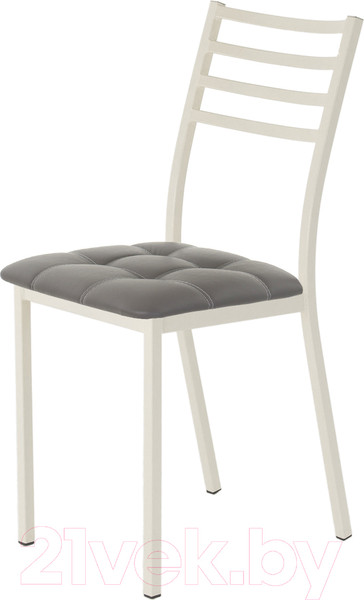 Изображение товара Стул AMC Comfort 4К3.5 (кожзам графит/слоновая кость)