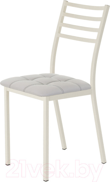 Изображение товара Стул AMC Comfort 4К3.6 (кожзам серый/слоновая кость)
