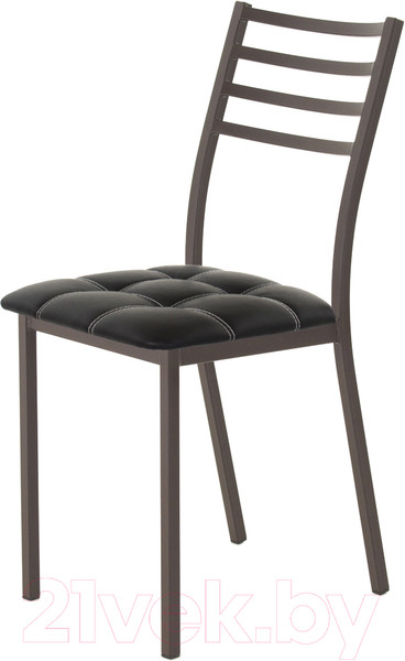 Изображение товара Стул AMC Comfort 4К2.1 (кожзам черный/коричневый)