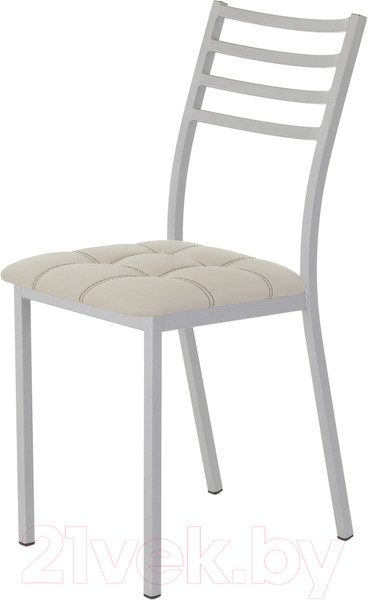 Изображение товара Стул AMC Comfort 4К5.3 (кожзам бежевый/серебристый)