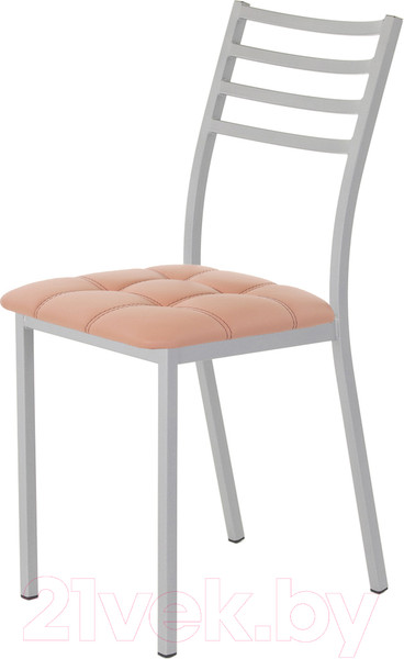 Изображение товара Стул AMC Comfort 4К5.7 (кожзам коралл/серебристый)