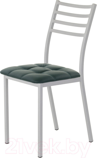 Изображение товара Стул AMC Comfort 4К5.9 (кожзам зеленый/серебристый)