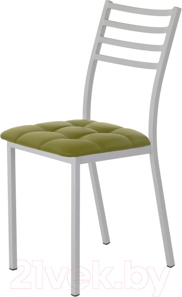 Изображение товара Стул AMC Comfort 4К5.11 (кожзам оливковый/серебристый)