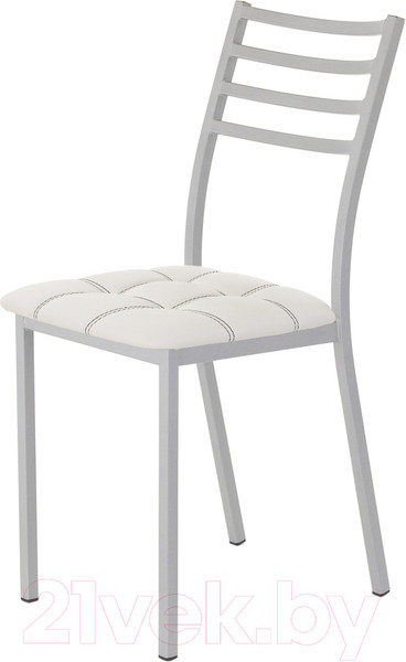 Изображение товара Стул AMC Comfort 4К5.12 (кожзам белый/серебристый)