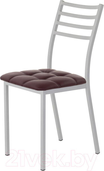 Изображение товара Стул AMC Comfort 4К5.14 (кожзам бордо/серебристый)