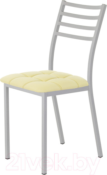 Изображение товара Стул AMC Comfort 4К5.15 (кожзам светло-желтый/серебристый)