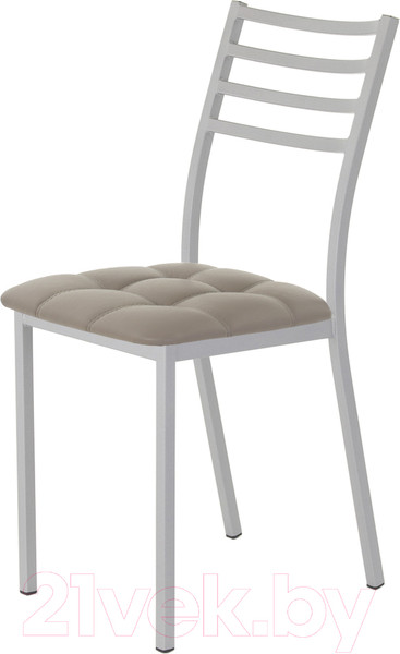 Изображение товара Стул AMC Comfort 4К5.18 (кожзам латте/серебристый)