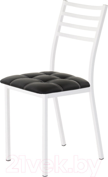 Изображение товара Стул AMC Comfort 4К6.1 (кожзам черный/белый)