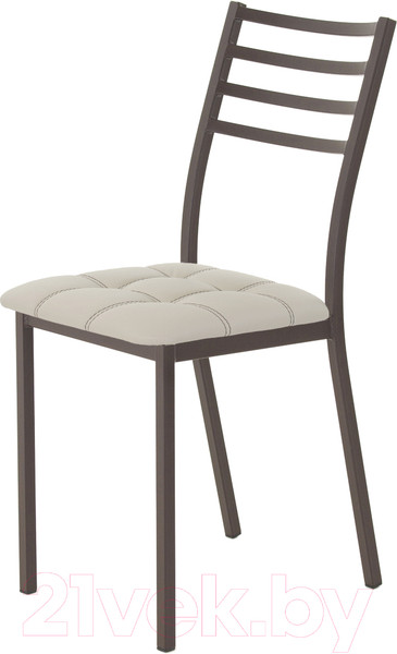 Изображение товара Стул AMC Comfort 4К2.3 (кожзам бежевый/коричневый)