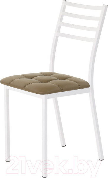 Изображение товара Стул AMC Comfort 4К6.4 (кожзам какао/белый)