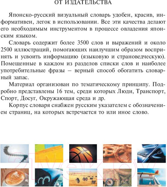 Изображение товара Словарь АСТ Японско-русский визуальный (Надежкина Н.В.)