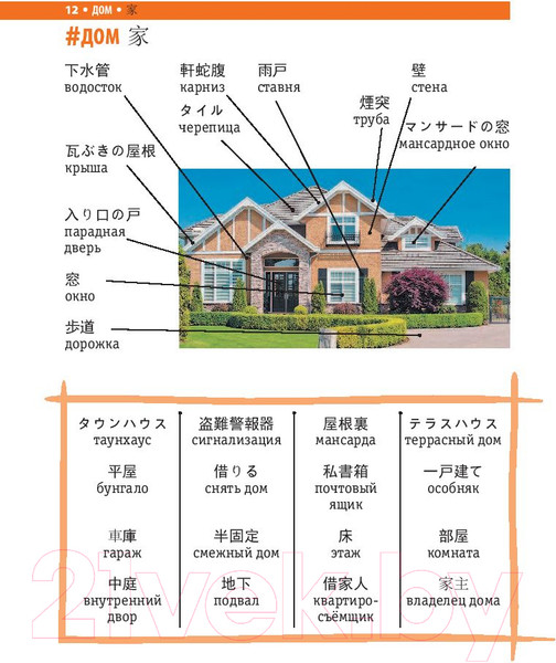 Изображение товара Словарь АСТ Японско-русский визуальный (Надежкина Н.В.)