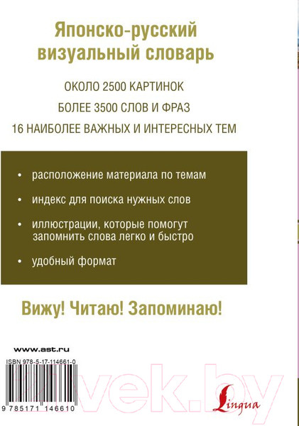 Изображение товара Словарь АСТ Японско-русский визуальный (Надежкина Н.В.)