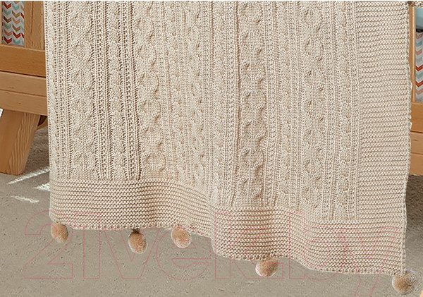 Изображение товара Плед для малышей Karven Детский 90x115 / D035 V1 (бежевый)