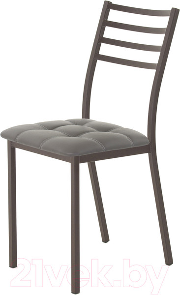 Изображение товара Стул AMC Comfort 4К2.5 (кожзам графит/коричневый)