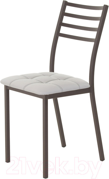 Изображение товара Стул AMC Comfort 4К2.6 (кожзам серый/коричневый)