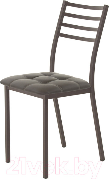 Изображение товара Стул AMC Comfort 4К2.8 (кожзам серо-коричневый/коричневый)