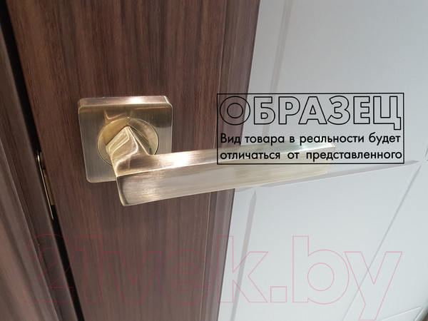 Изображение товара Ручка дверная Ренц Равенна / INDH 302-02 AB (бронза черная с патиной)