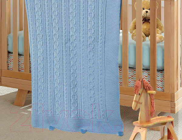 Изображение товара Плед для малышей Karven Детский 90x115 / D035 V1 (голубой)