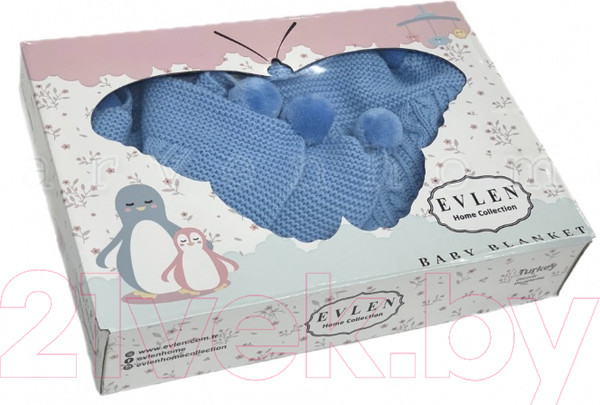 Изображение товара Плед для малышей Karven Детский 90x115 / D035 V1 (голубой)