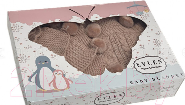 Изображение товара Плед для малышей Karven Детский 90x115 / D035 V1 (пудра)