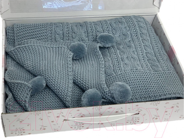 Изображение товара Плед для малышей Karven Детский 90x115 / D035 V1 (темно-серый)