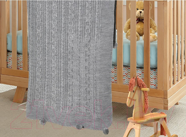 Изображение товара Плед для малышей Karven Детский 90x115 / D035 V2 (светло серый)