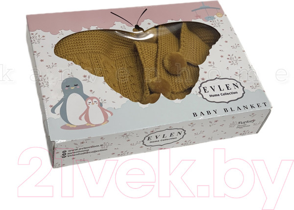 Изображение товара Плед для малышей Karven Детский 90x115 / D035 (горчичный)