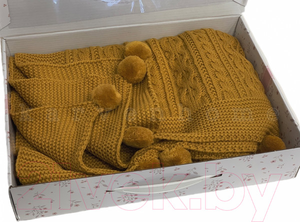 Изображение товара Плед для малышей Karven Детский 90x115 / D035 (горчичный)