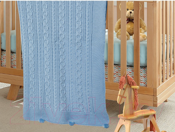 Изображение товара Плед для малышей Karven Детский 90x115 / D035 (индиго)