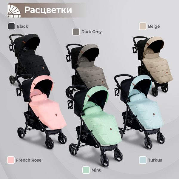 Изображение товара Детская прогулочная коляска Sweet Baby Rapido (Beige)