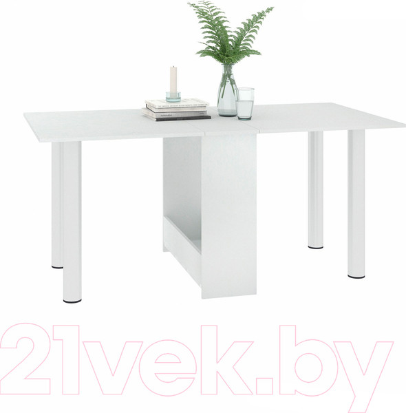 Изображение товара Стол-книга Кортекс-мебель Бон 5 (белый)