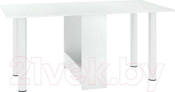 Изображение товара Стол-книга Кортекс-мебель Бон 5 (белый)