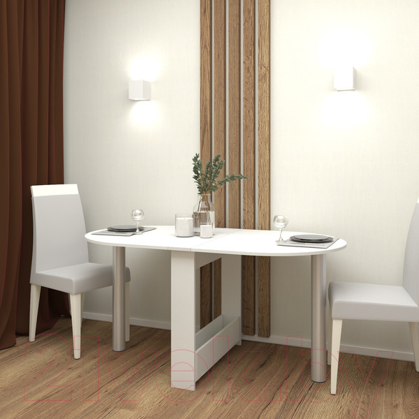 Изображение товара Стол-книга Кортекс-мебель Бон 2 (белый)