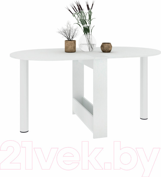 Изображение товара Стол-книга Кортекс-мебель Бон 2 (белый)