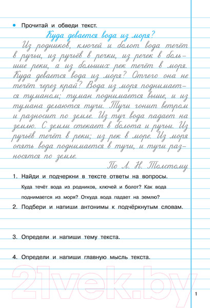 Изображение товара Рабочая тетрадь АСТ Тренажер по чистописанию и развитию речи 2-4 классы (Узорова О.В., Нефедова Е.А.)